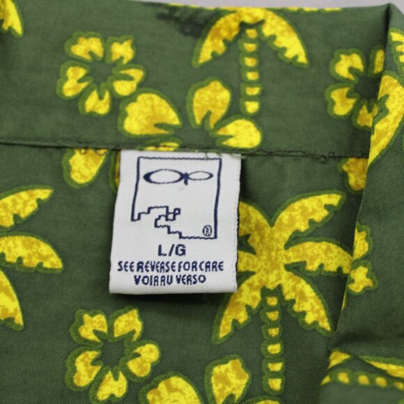 Vintage Surf Shirt - 1990s Ocean Pacific Button Down Tribal Pattern - Mens Large - Picture 9 of 10